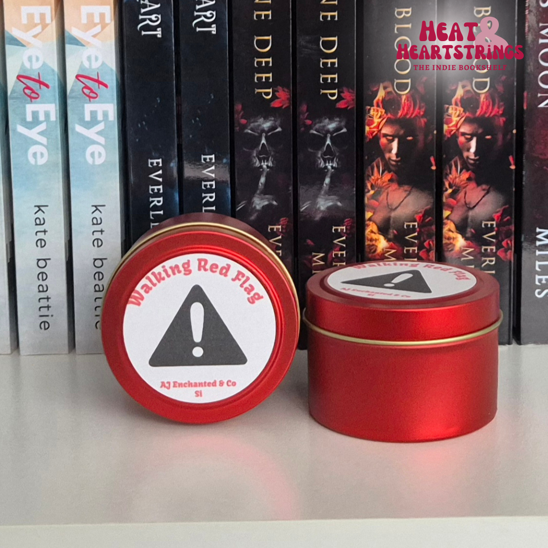 Walking Red Flag Candle