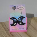 Half Moon - Bookish Dangle Earrings