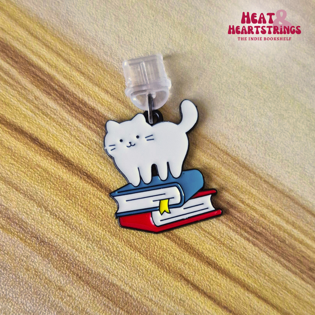 Cats & Books Kindle Charm