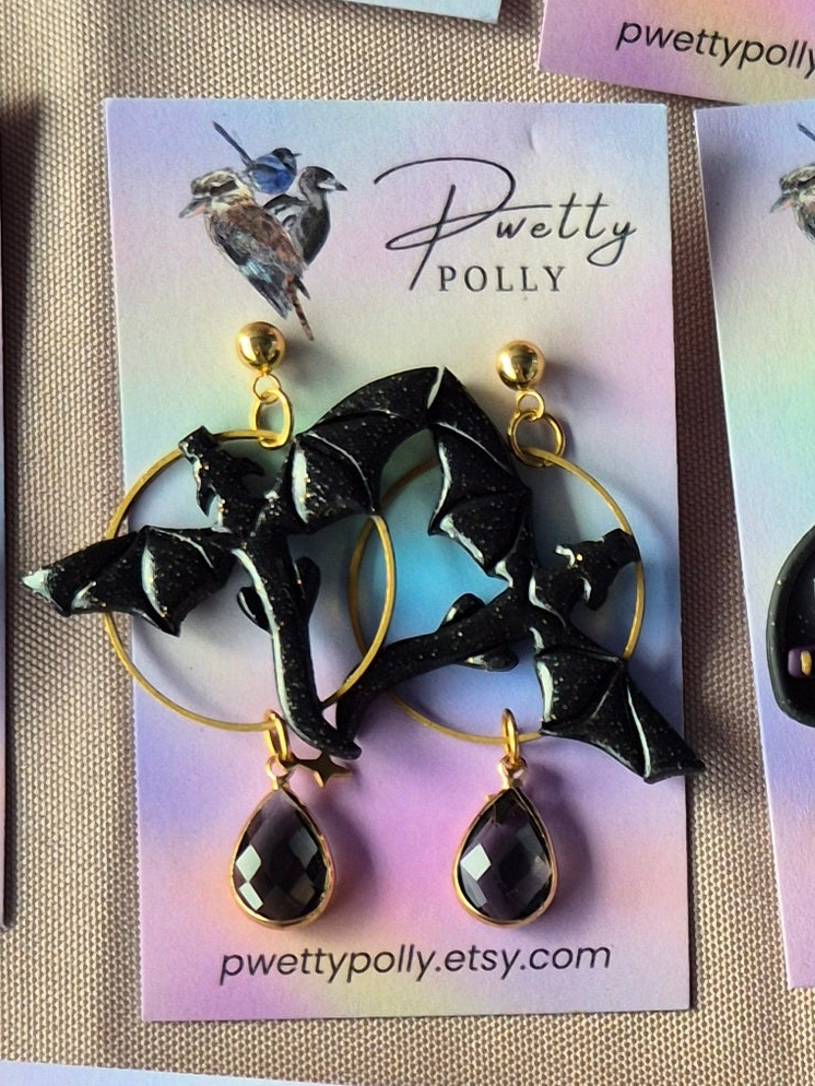 Dragon - Bookish Dangle Earrings